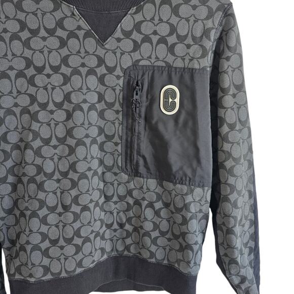 Coach Signature Crewneck Sweatshirt - Picture 2 of 11